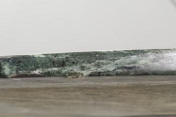 A PASTOE MARBLE TOP DINNER TABLE, 1970/80's.