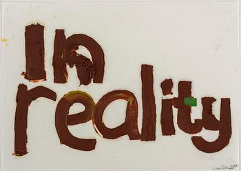 LUKAS GÖTHMAN, acrulic on palstic film, signed and dated 2004.
