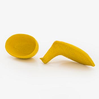 Aldo Londi, Rasia ja maljapari, keramiikkaa, Bitossi, Montelupo Fiorentino, Italia 1961 ja 1950-luvun loppu.