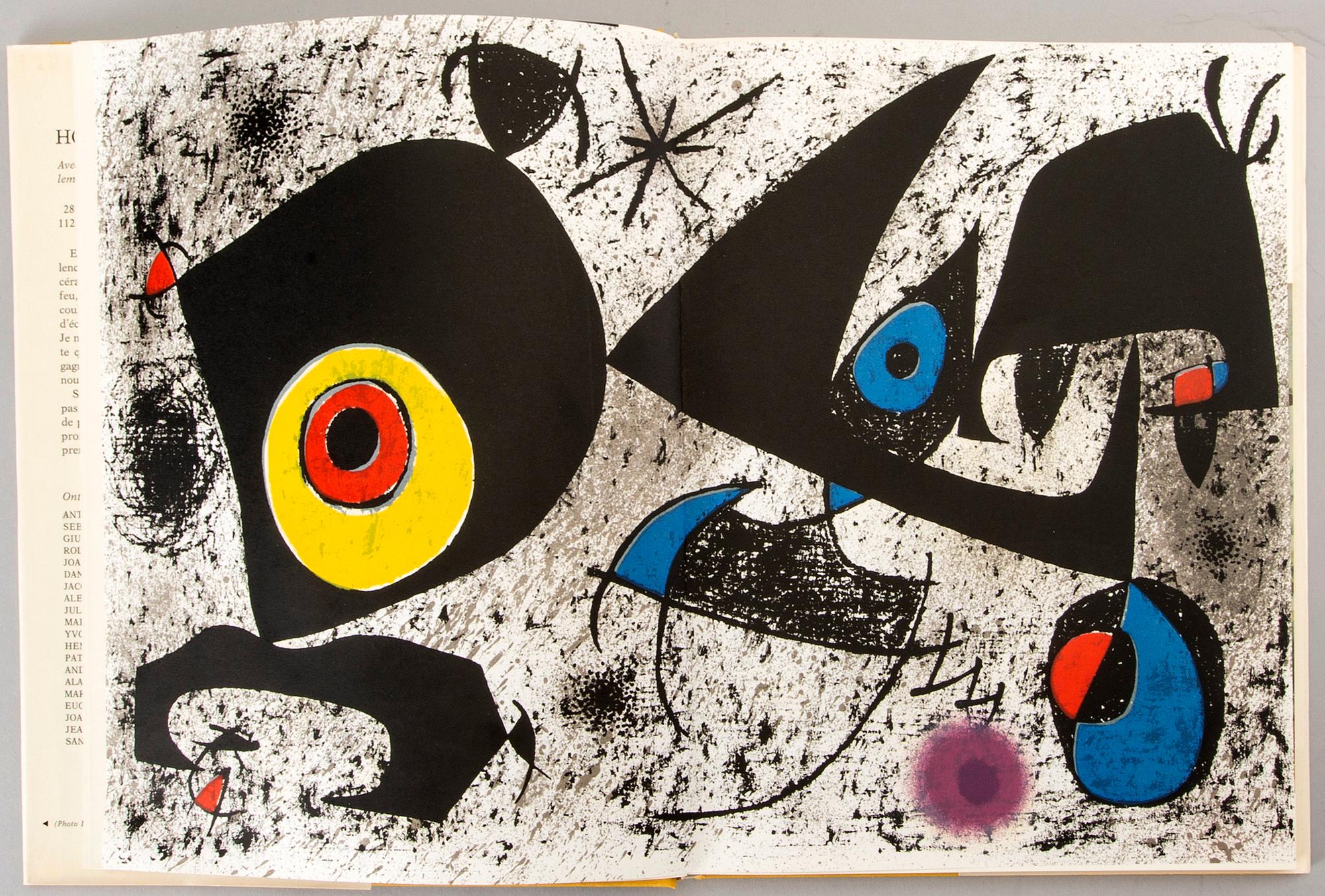 BOOK, "Hommage a Joan Miró", XX:e siècle, Paris 1972.