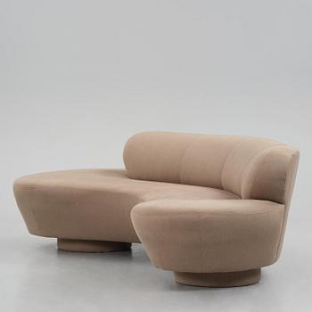 Vladimir Kagan, a "Serpentine" sofa, Directional, USA, 1970s-80s.