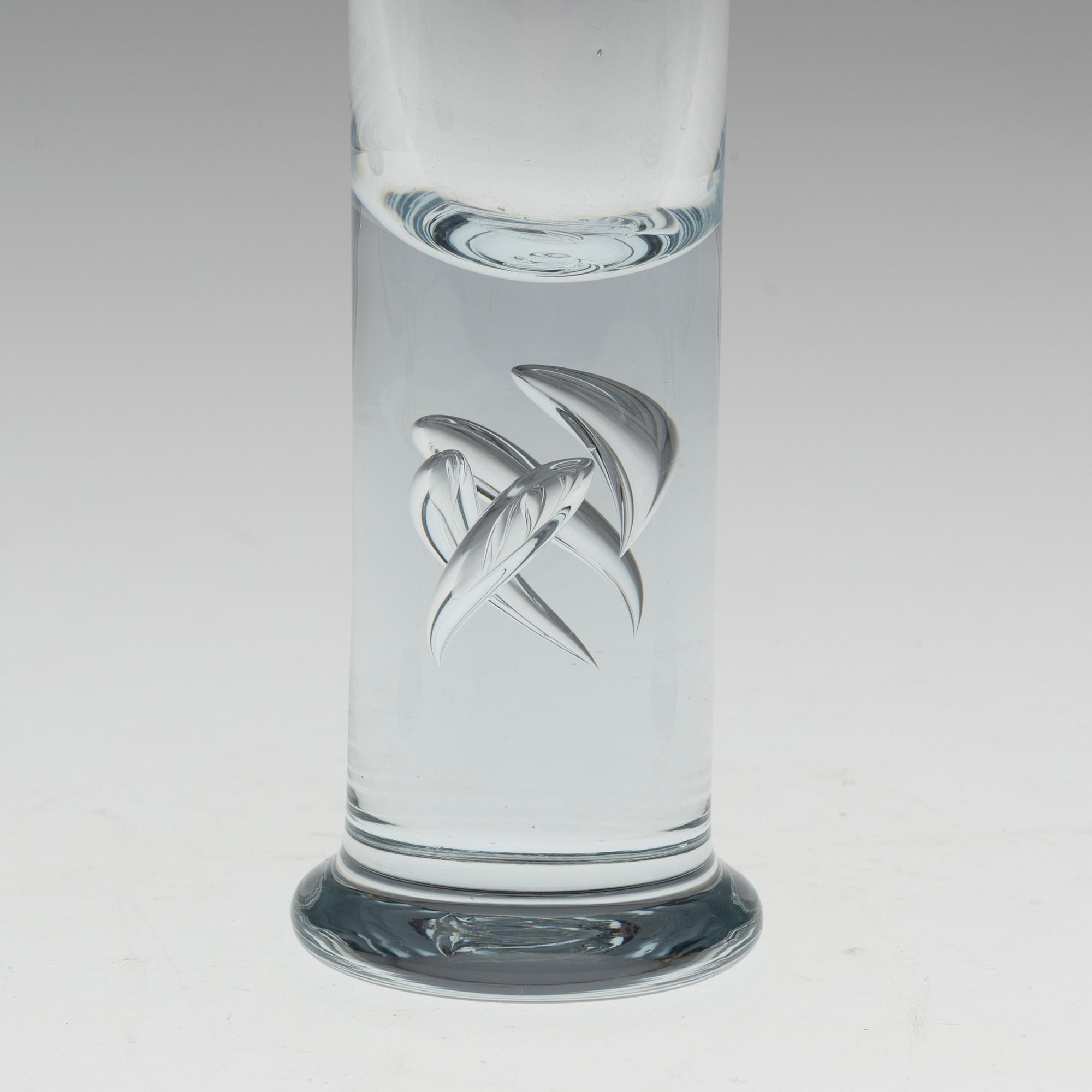 a set of 20 glass 'High Life' by Lars Holmegaard, Denmark, late 20th century.