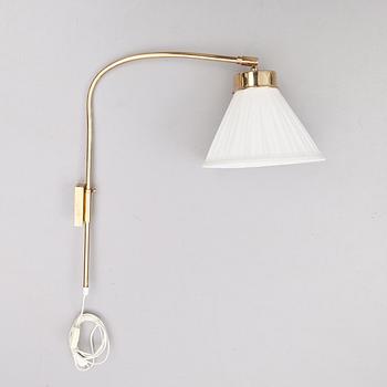 VÄGGLAMPA, mässing, Josef Frank, Firma Svenskt Tenn, modell 2484-2.