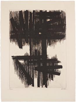 895. Pierre Soulages, "Eau forte II".