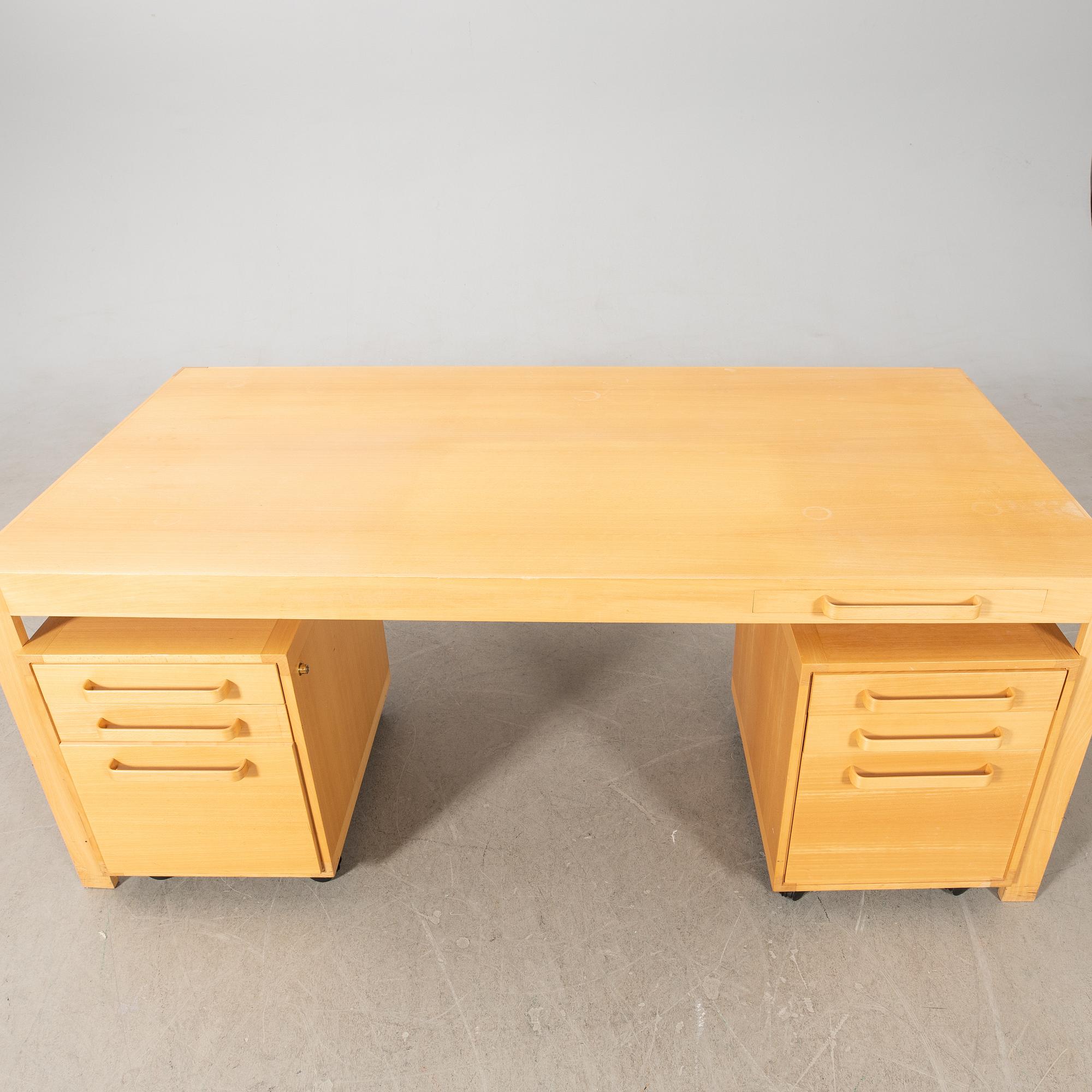 Rud Thyfgesen & Johnny Sorensen, desk, along with 2 chests of drawers, "Kongserien", Denmark.