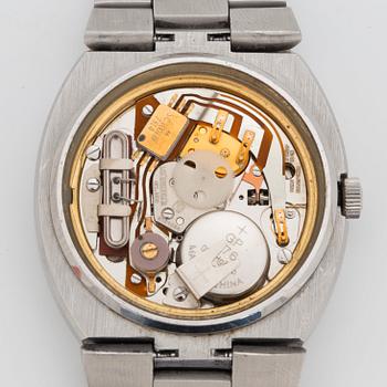 JAEGER-LECOULTRE, Master-Quartz, wristwatch, 41.5 x 43 (46) mm,