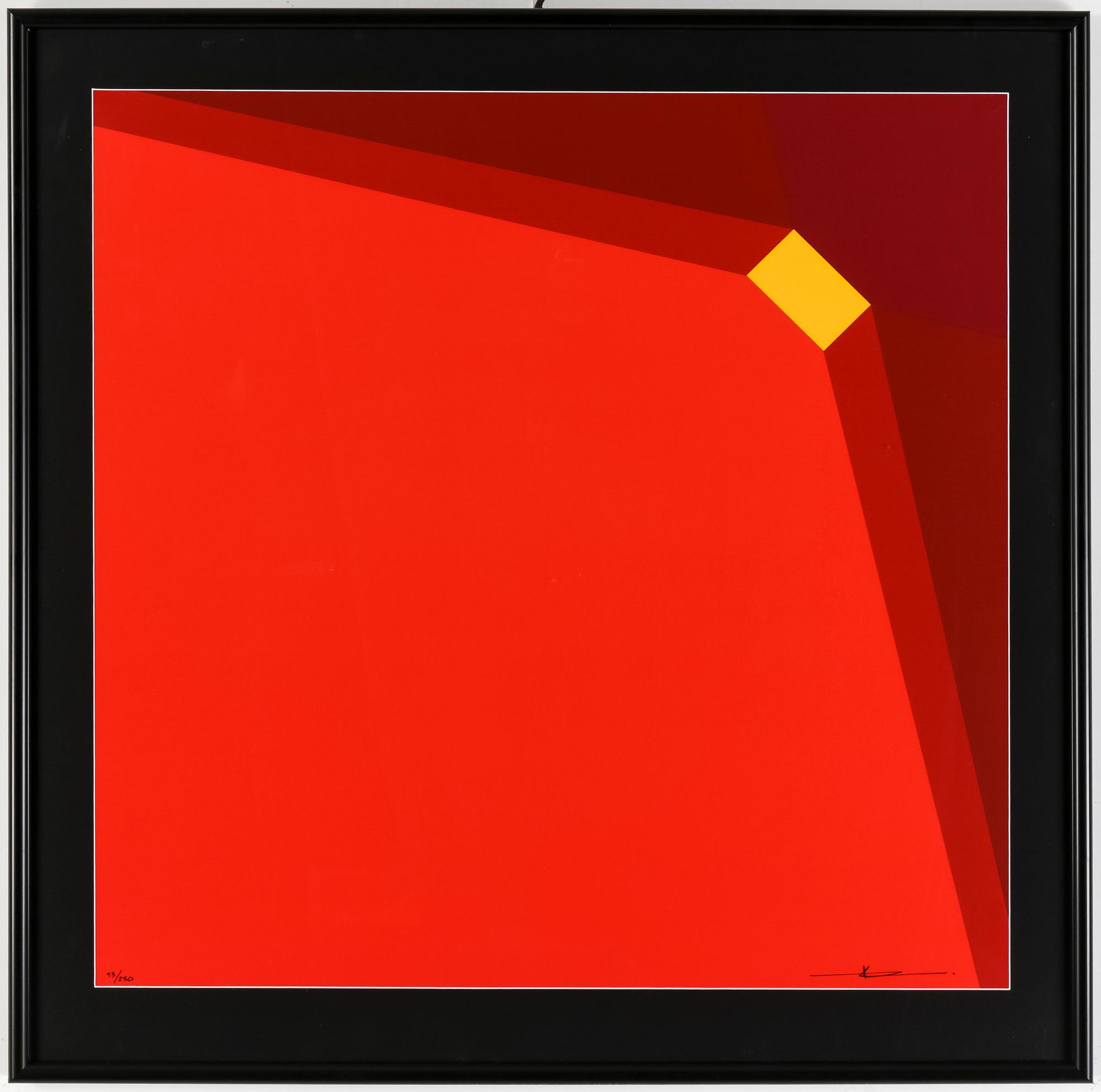 DAVID LARSSON, färglitografi, signerad och numrerad 93/250.