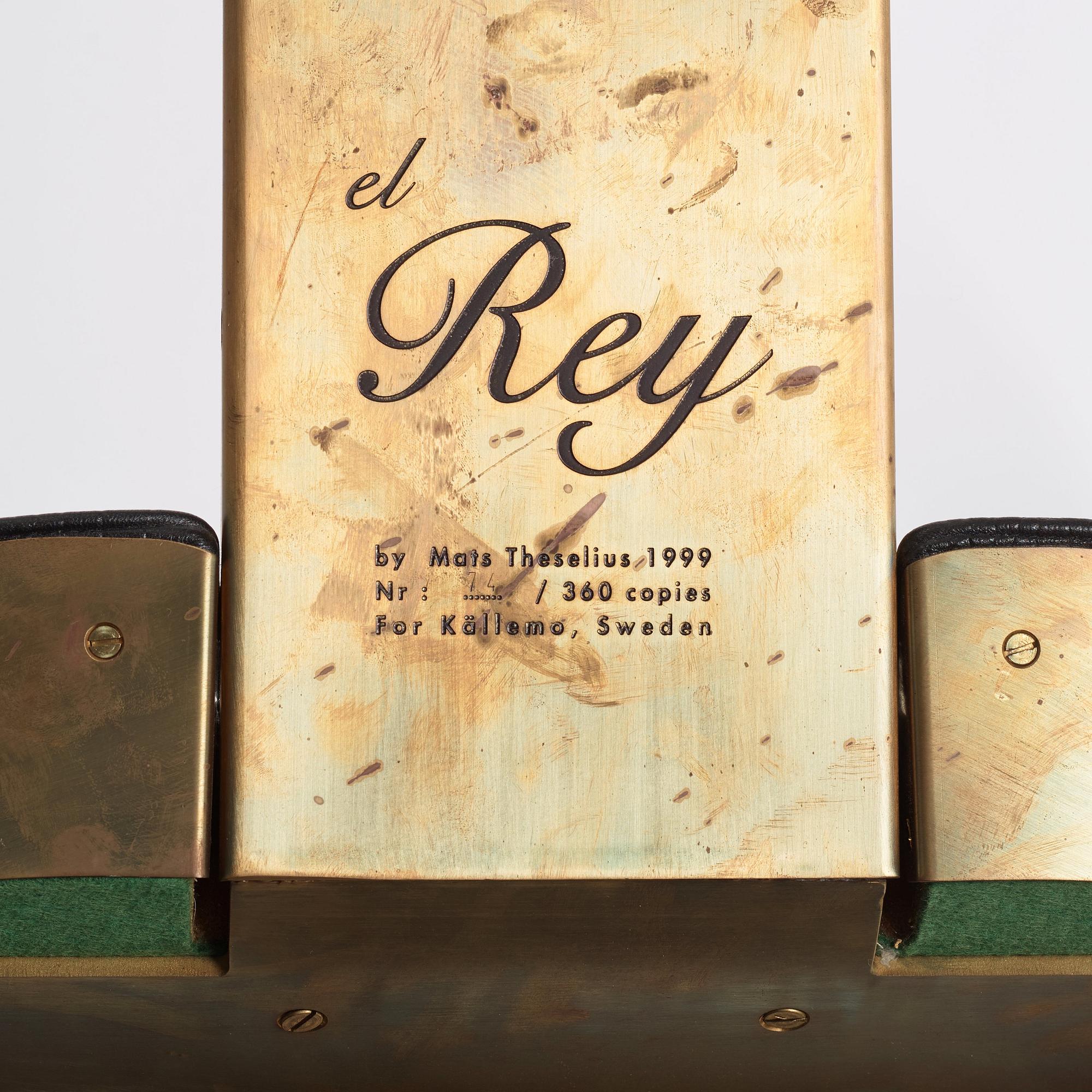 Mats Theselius, fåtölj, "el Rey", ed. 74/360, Källemo efter 1999.