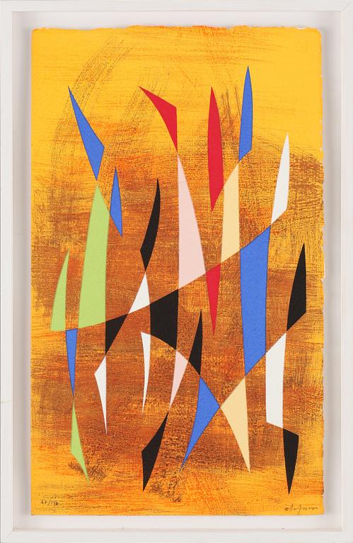 PIERRE OLOFSSON, blandteknik, signerad och numrerad 67/150.