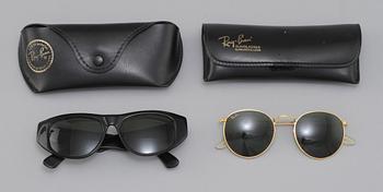 GLASÖGON, Ray Ban, 2 st, 1900-talets sista kvartal.