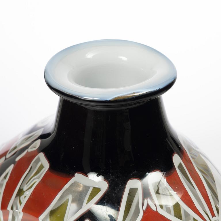 Helén Krantz, vaser, ett par, glas.