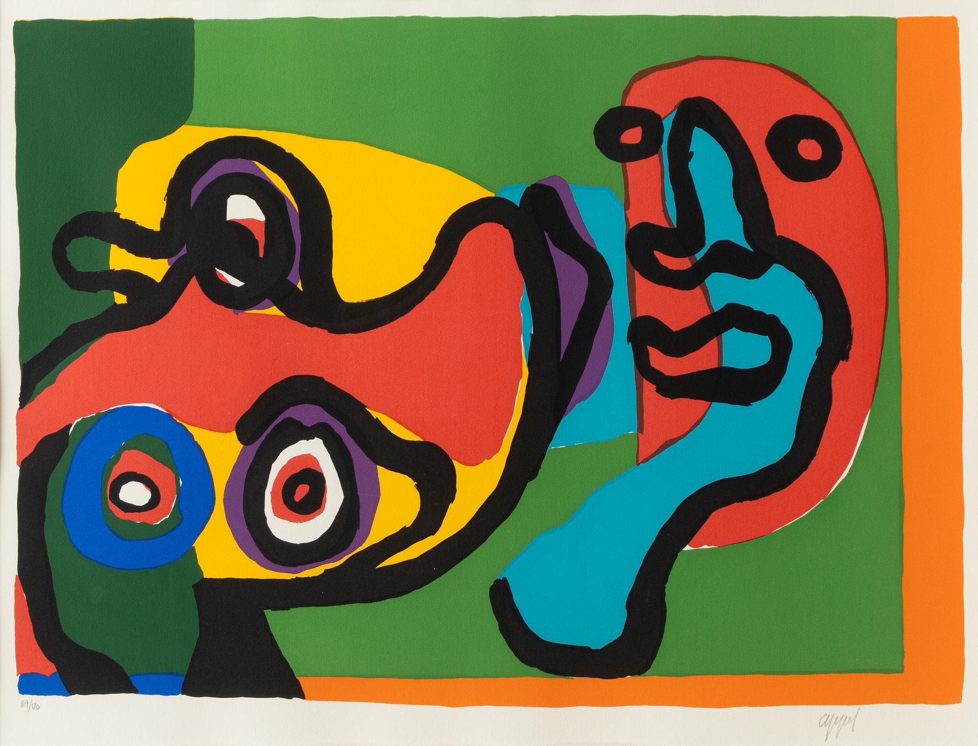Karel Appel, Utan titel.