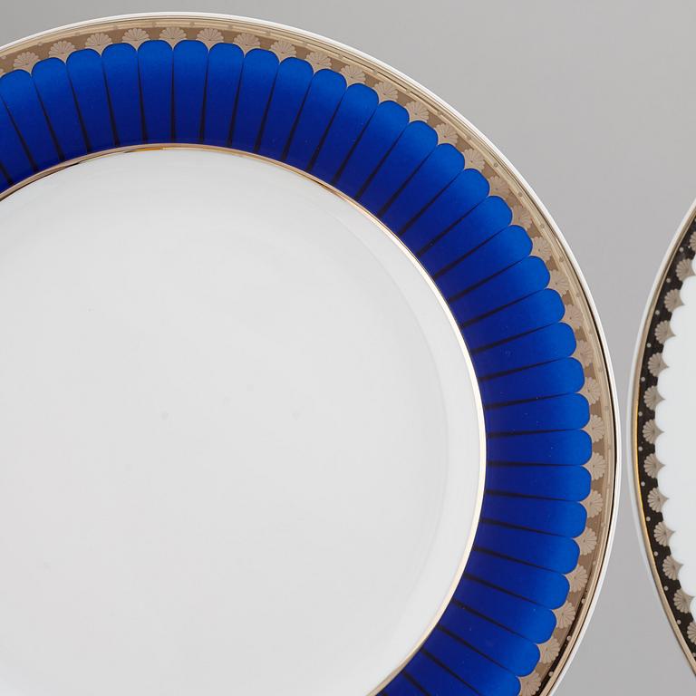 A Sigvard Bernadotte  service, Millenium design, 2000. (175 porcelain pieces and 96 cutlery pieces).
