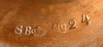 LJUSSTAKAR, 2 par, mässing, 1900-tal.