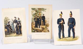 PARTI GRAFIK, bl a Meyer, Lindman, Nordiska tavlor, mm.