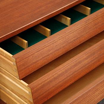 A teak sideboard by Nils Jonsson, Bra bohag, Troeds, Bjärnum.
