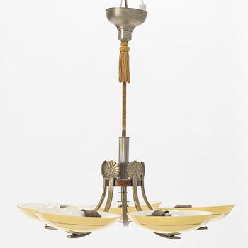 A ceiling light, 1920's/30's.