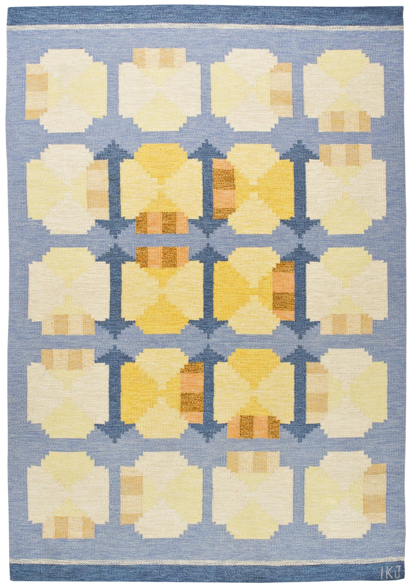 MATTA. Rölakan. 286,5 x 196 cm. Signerad IKJ. Sverige omkring 1900-talets mitt - andra hälft.