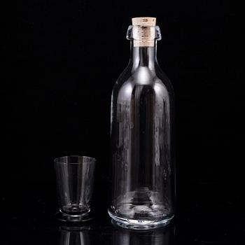 INGEGERD RÅMAN, 9 delar glas, Skruf.