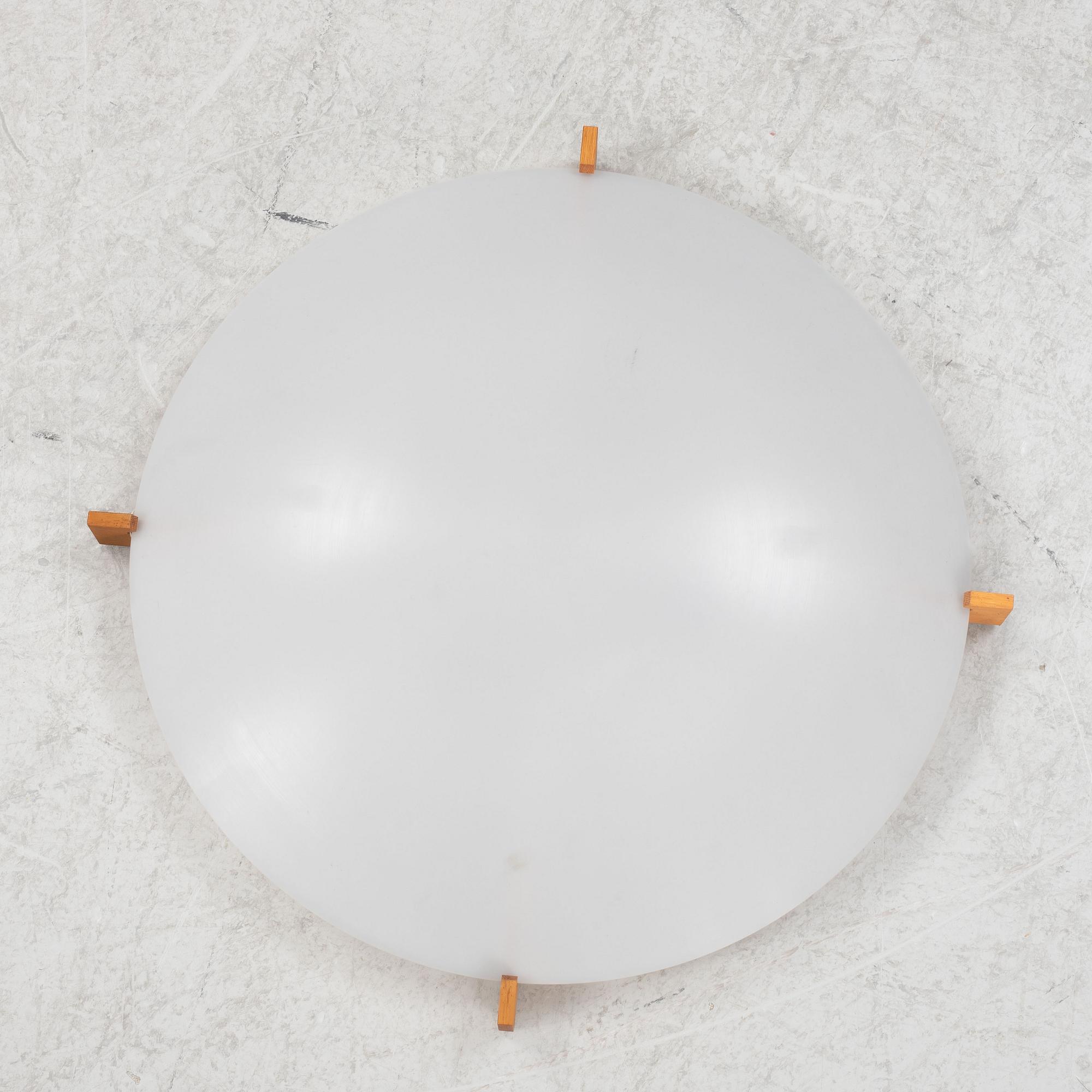 Uno & Östen Kristiansson, a 'Plafo' ceiling lamp, Luxus, Sweden.