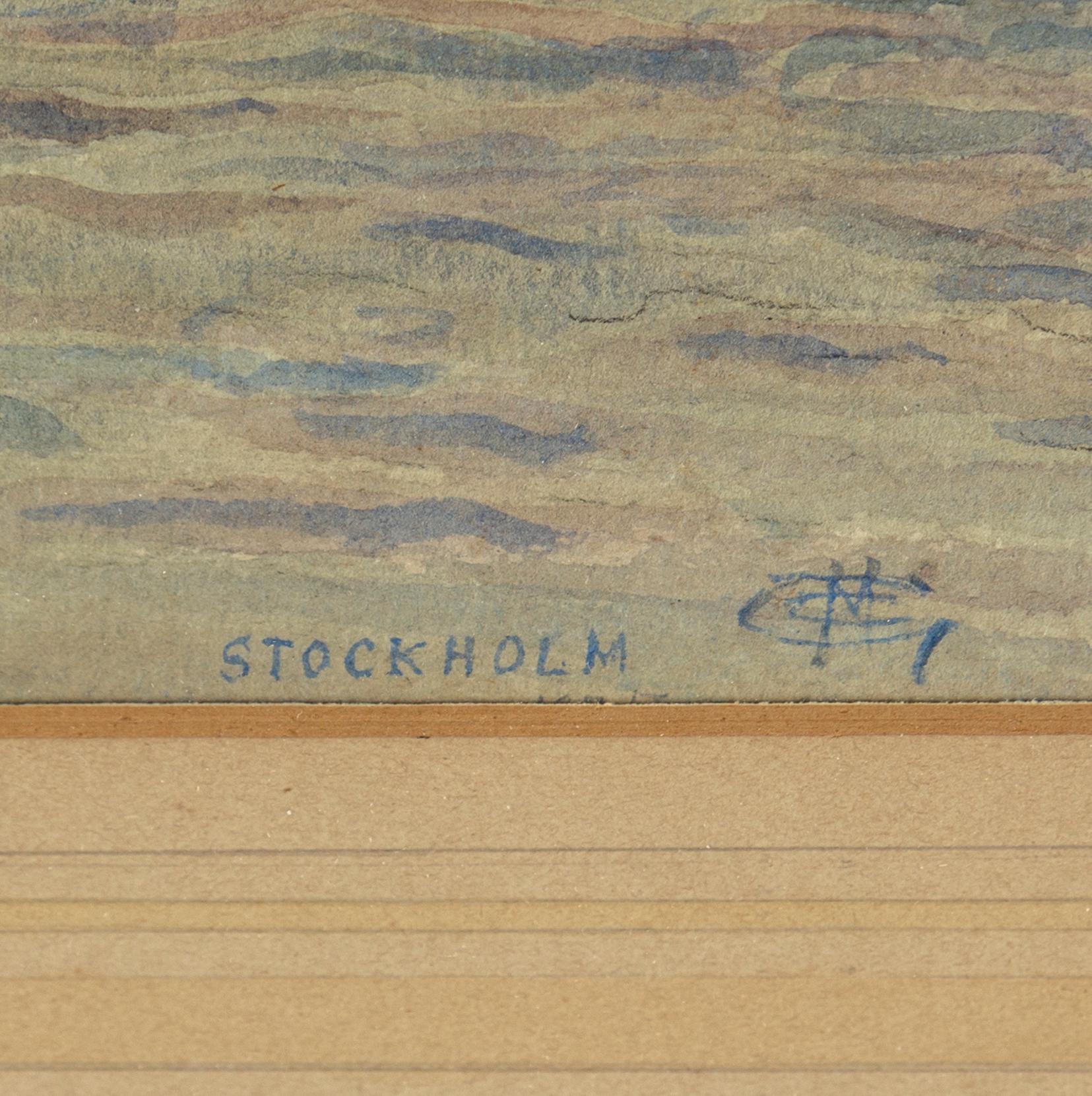 MARY CHARLOTTE GREENE,  watercolour, signed with monogram..