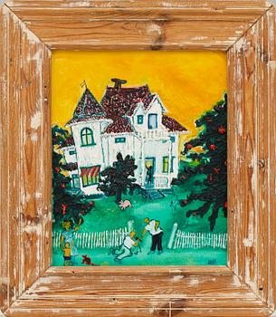 IAN RUSTH, oil on canvas, signed.