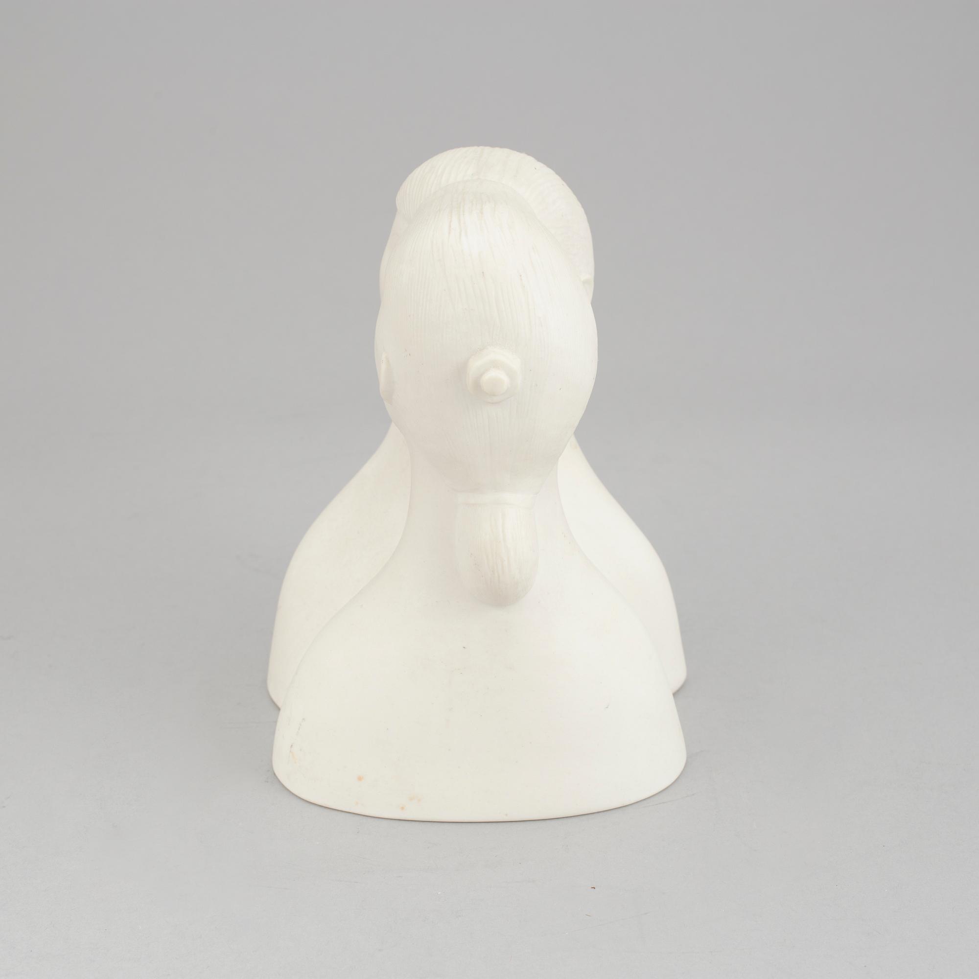 FIGURIN, parian, "De tu", Stig Lindberg,  Gustavsberg.