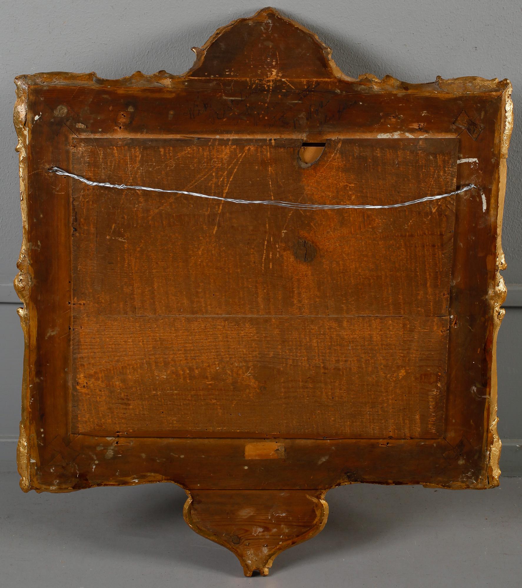 SPEGELLAMPETT, nyrokoko, 1800-talets andra hälft.