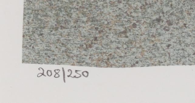 Madeleine Pyk, "Tusen dagar och en dröm", mapp med fyra färglitografier samt bok.