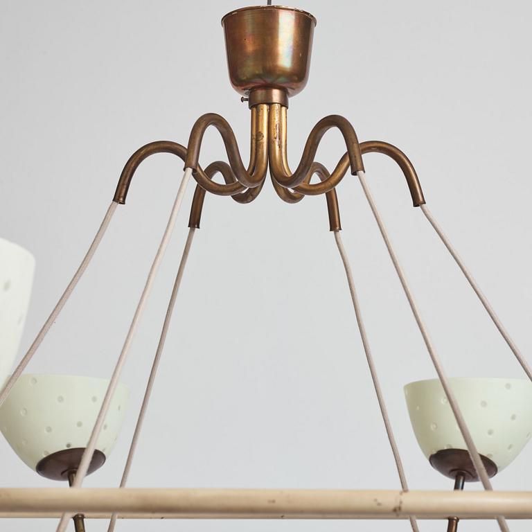 Hans Bergström, a rare chandelier, ateljé Lyktan, Åhus 1930-40s.