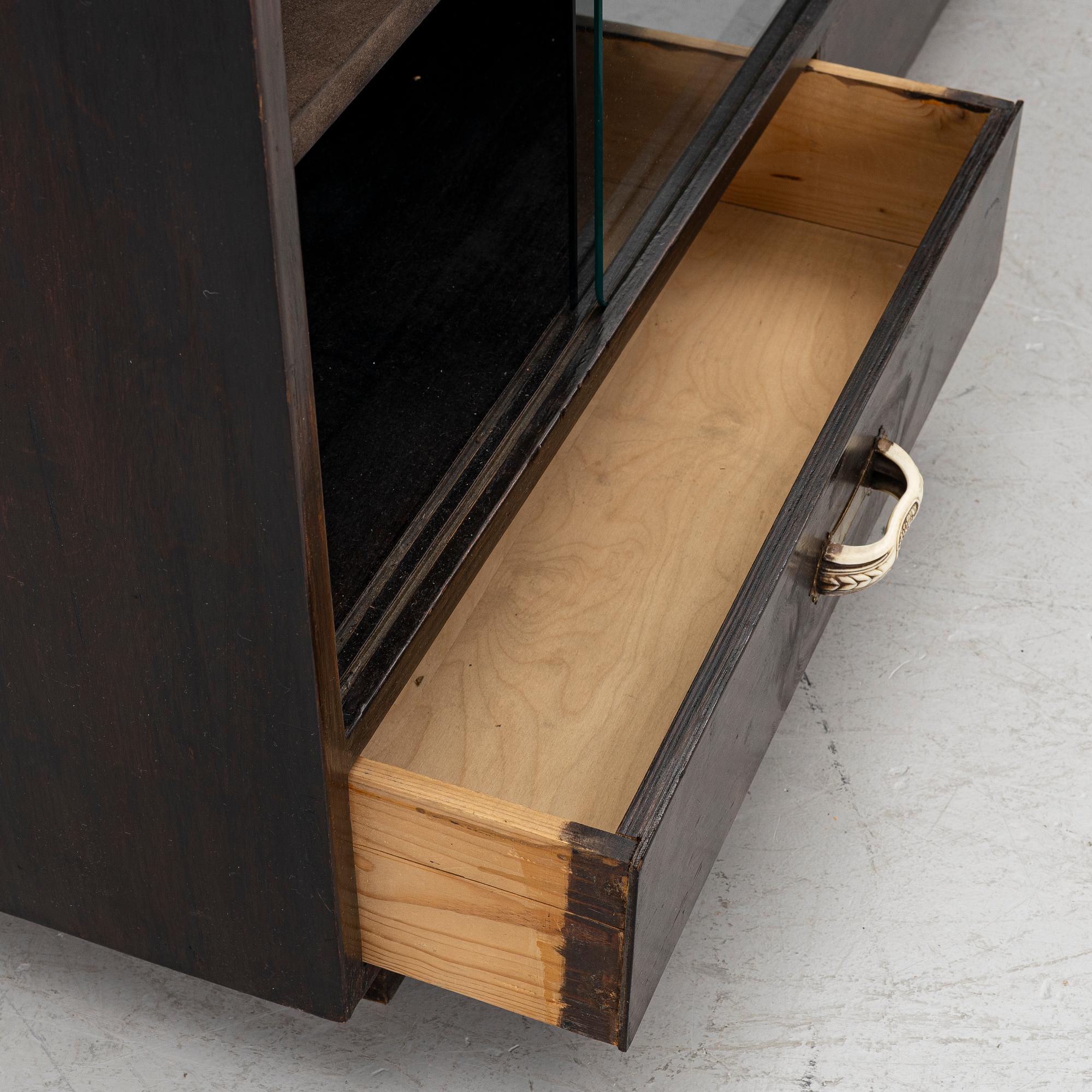 A bookcase, 1930s/1940s.