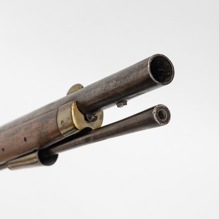 Flintlock rifle, converted to percussion lock, Norwegian model m/1774-1841 (?).