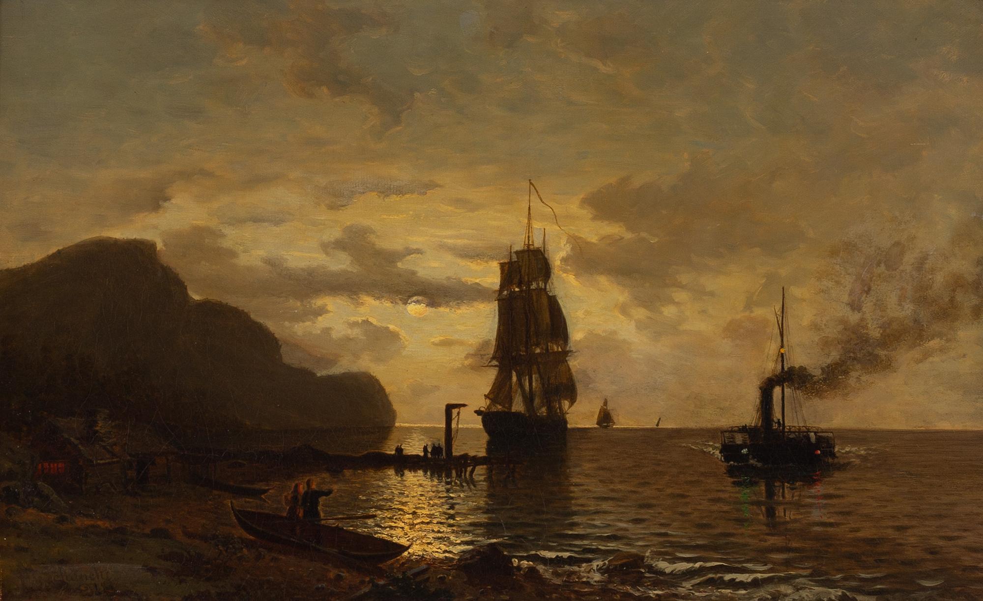 Herman Garman Schanche, oil on canvas, signed.