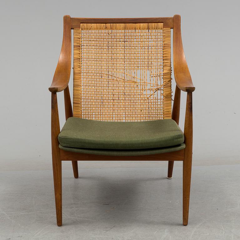 A Orla Mølgaard-Nielsen and Peter Hvidt sofa and armchair model FD 146 from France & Son, Denmark, 1950s.
