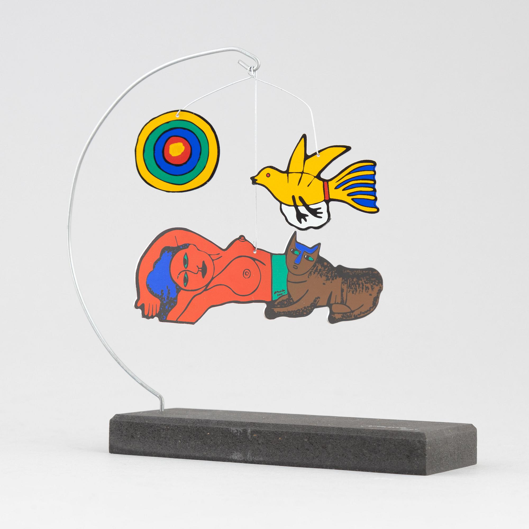 Beverloo Corneille, mobile/sculpture, signed and dated 2004, numbered 94/600.