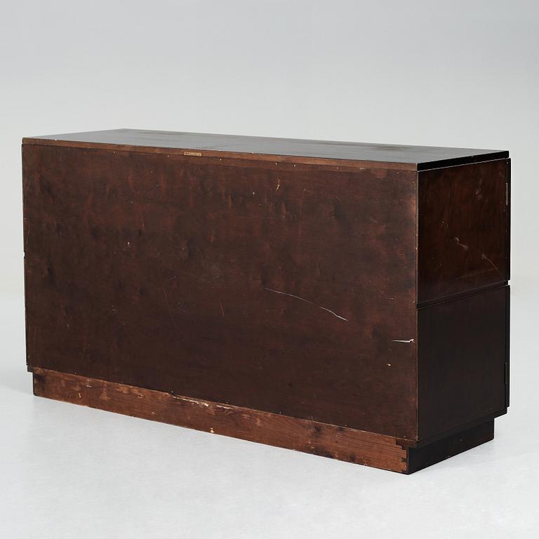 Axel Einar Hjorth, a darkly stained birch sideboard,"Typenko", Nordiska Kompaniet, Sweden 1932.