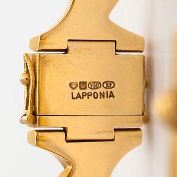 Björn Weckström, an 18K gold 'Time Adviser' wristwatch. Lapponia 1975.