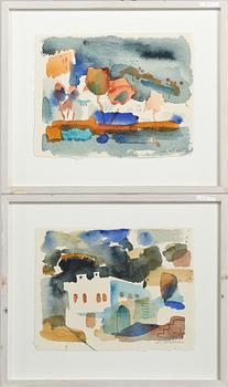Anders Wallin · ANDERS WALLIN, 2 st, blandteknik, signerade.