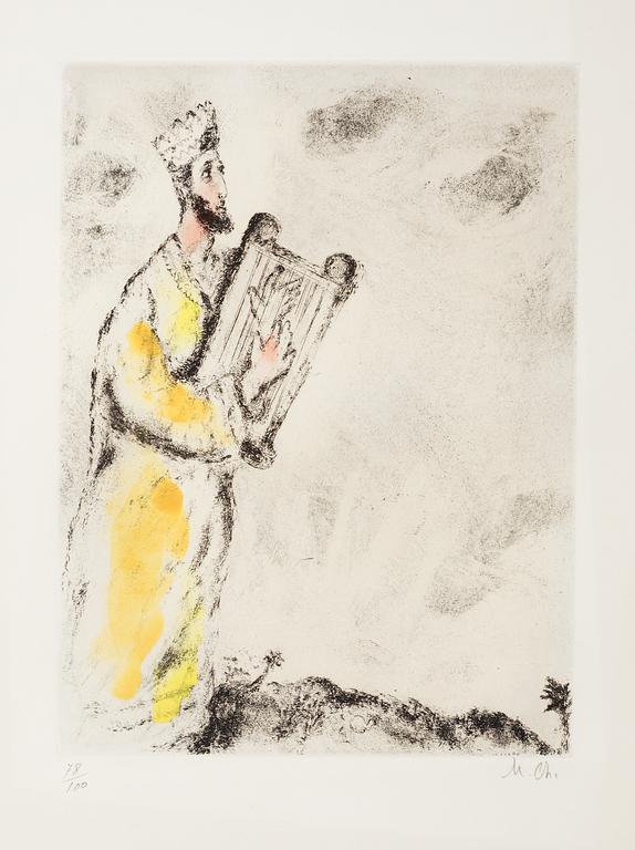 Marc Chagall, "Cantique de l'arc", from: "La Bible".
