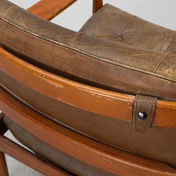 Ingemar Thillmark, armchairs, 2 pcs, "Läckö high" and "Läckö low", OPE, second half of the 20th century.