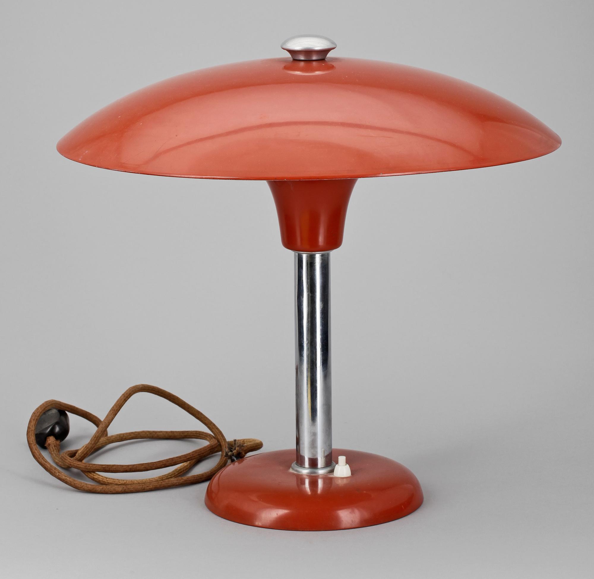 BORDSLAMPA, märkt Metallwerke Schröder Lobenstein, 1930-40-tal.