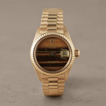 138. ROLEX, Oyster Perpetual, Datejust, Chronometer, wristwatch, 26 mm,