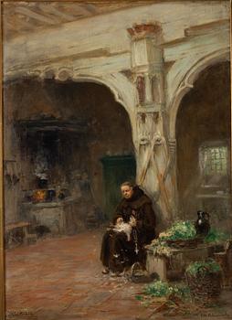 Frans Wilhelm Odelmark, 'Klosterkök (Monastery kitchen)'.