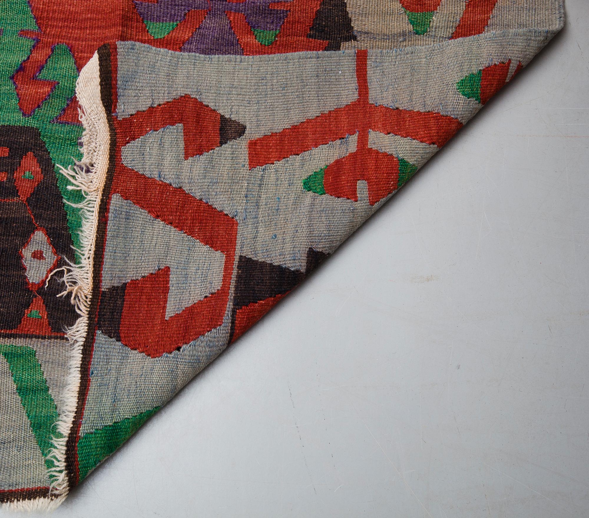 KELIM, Turkiet, semiantik. Ca 330x176 cm.