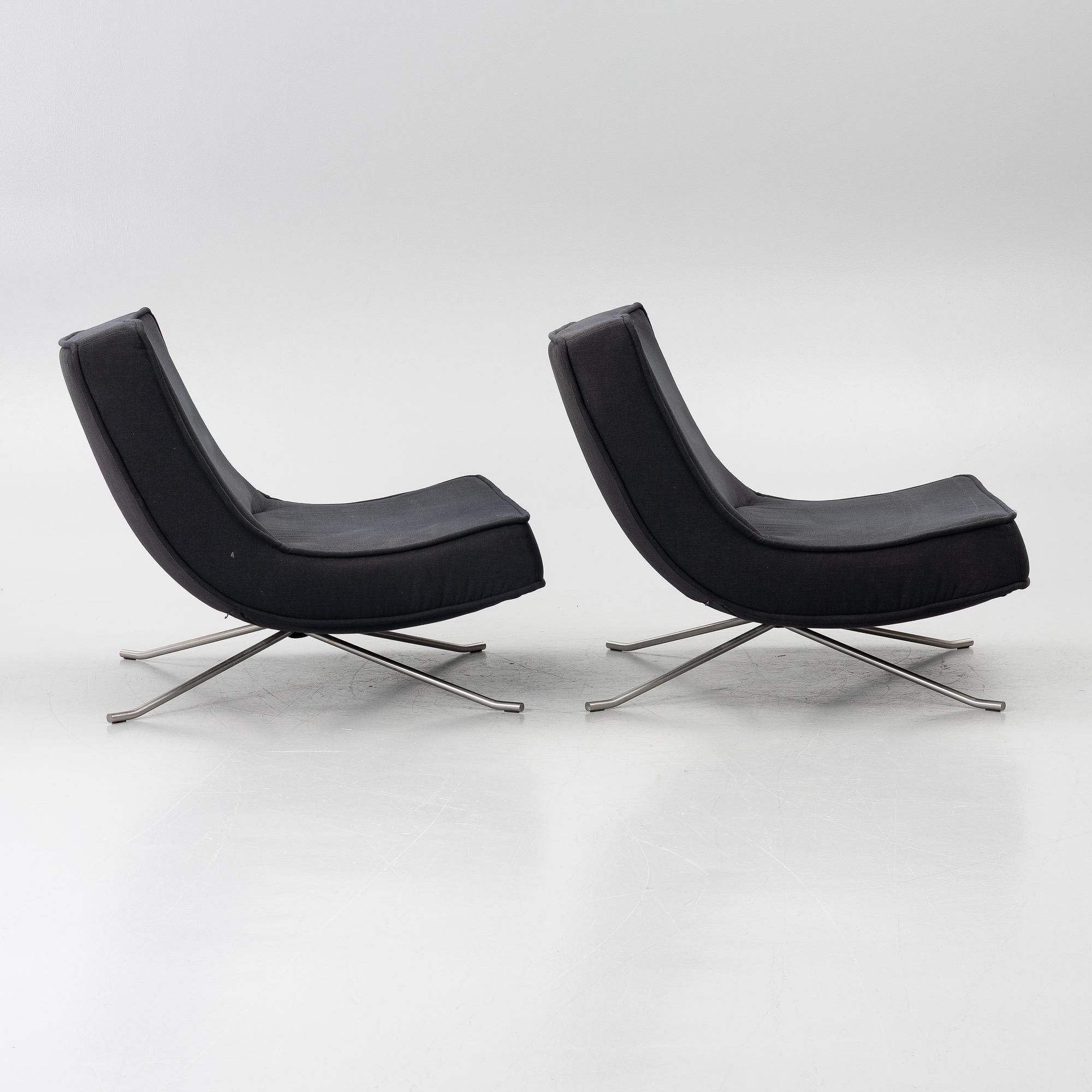 Christian Werner, armchairs, a pair, “Pop”, Ligne Roset, 2002.