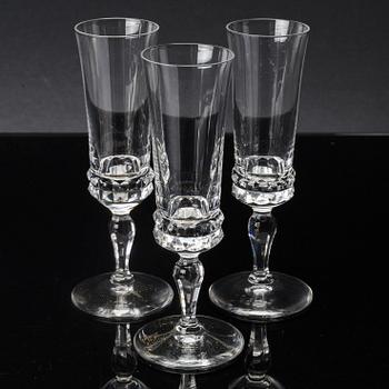 KARAFF MED GLAS, 1+12 glas, Orrefors.