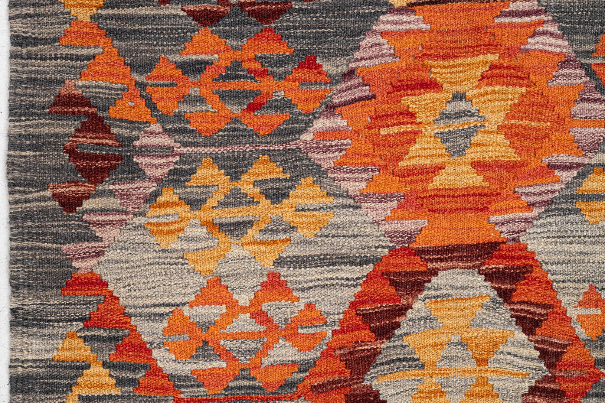 Gallery rug, Kelim, modern, approx. 300 x 81 cm.