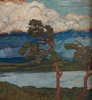 Helmer Osslund, "Nach dem Regen" (Rainy night).