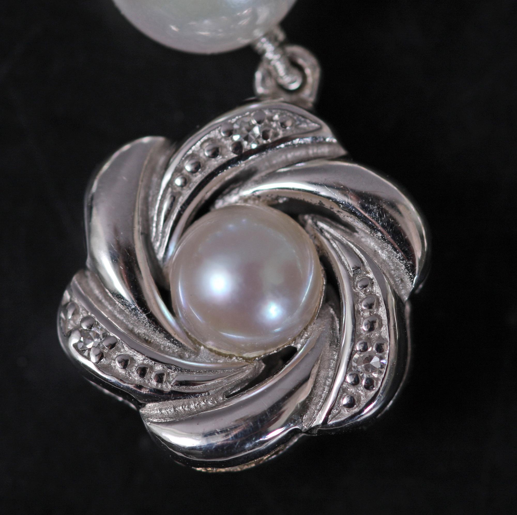 COLLIER, odlade pärlor.