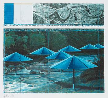 Christo & Jeanne-Claude, "The umbrellas (Joint project for Japan and USA)".
